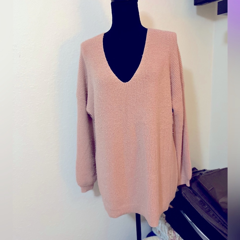 Soma Pullover V Neck Lounge Sweater